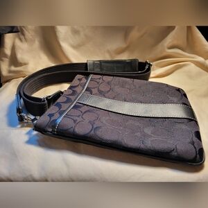 Black COACH Cross Body Bag